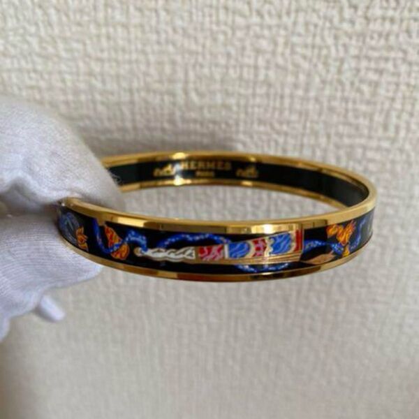エルメス エマイユ バングル 七宝焼