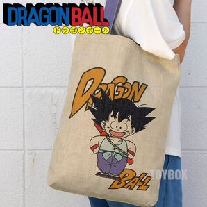 ドラゴンボール トートバッグ メンズ レディース キッズ コットン レッスンバッグ マザーズバッグ エコバッグ 鳥山明 孫悟空