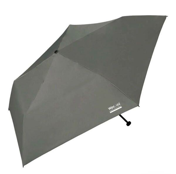 【新品】Wpc.IZA 日傘 晴雨兼用グレー120g 50cm 軽量 折りたたみ傘ウルトラライトメンズ日傘 男女兼用遮光率100%