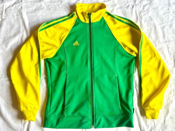 adidas アディダス Mサイズ ブラジルカラートラックジャケット ジャージ y2k万国旗タグ