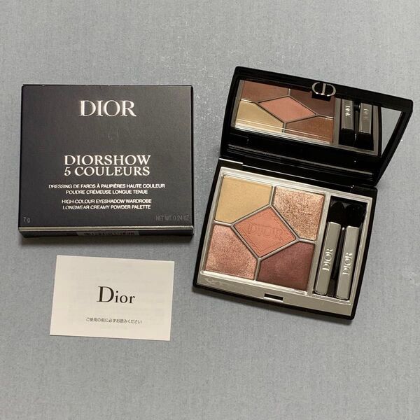 Diorアイシャドウディオールショウ サンク クルール 743 ローズ チュール