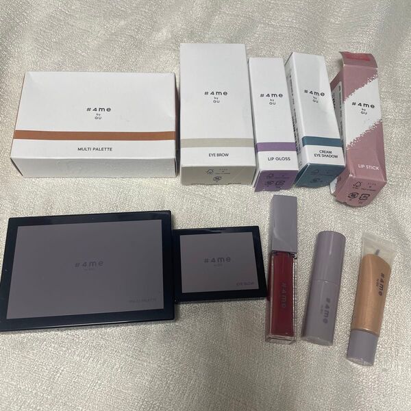 未使用 # 4 me by GU フォーミーバイジーユー コスメ まとめ売り アイシャドウ 口紅 リップカラー