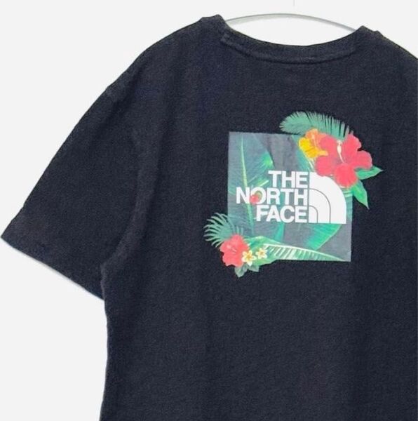 THE NORTH FACE★ザノースフェイス Tシャツ 南国 フラワープリント 清涼スラブコットン 日本未発売 メンズ XL