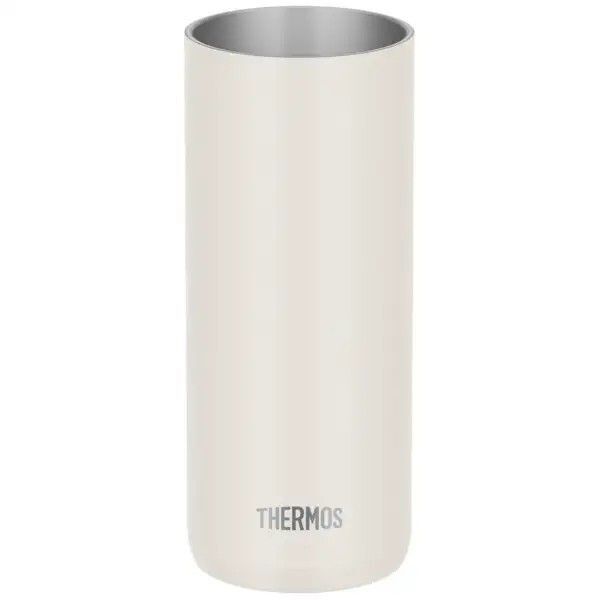 □THERMOS JDW-420C真空断熱タンブラーストーンホワイトSTW