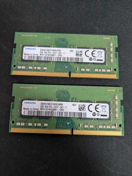 ノートPC用メモリ DDR4 16GB(8GB×2枚) PC4-2400T