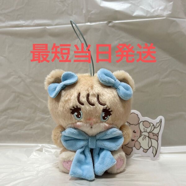 mikko characters 抱きしめおリボンマスコット ラテ
