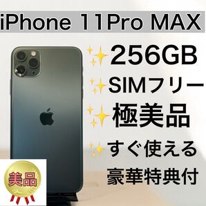 【極美品】iPhone11Pro MAX 256GB SIMフリー