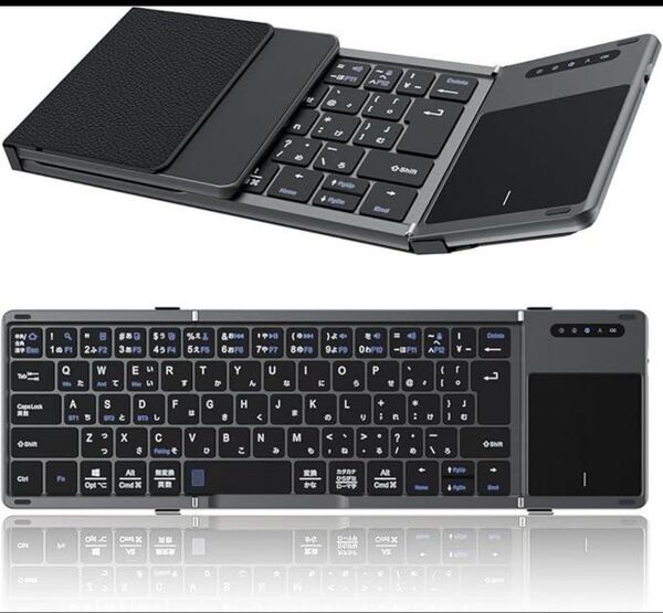 Bluetoothキーボード Android版 ワイヤレス 折り畳みキーボード