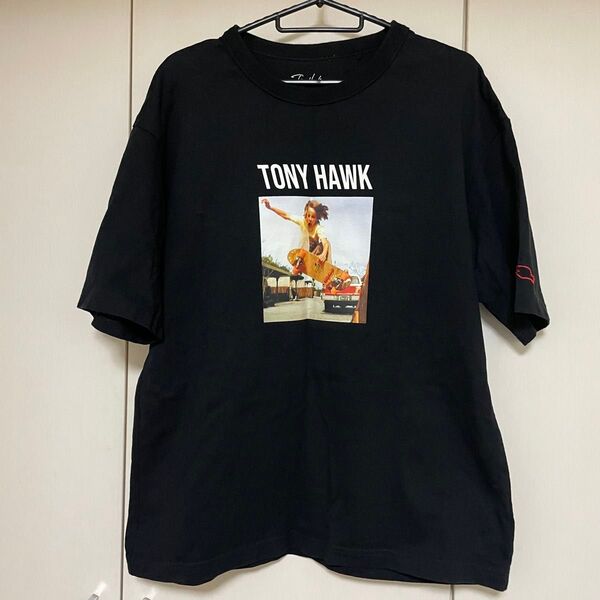 GU x TONY HAWK コラボ Tシャツ トニーホーク スケーター メンズ M ブラック
