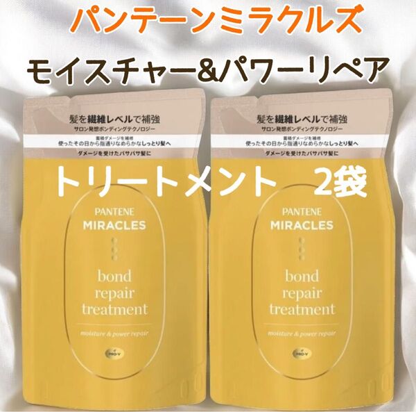 パンテーンミラクルズ モイスチャー&パワーリペア トリートメント 2個セット