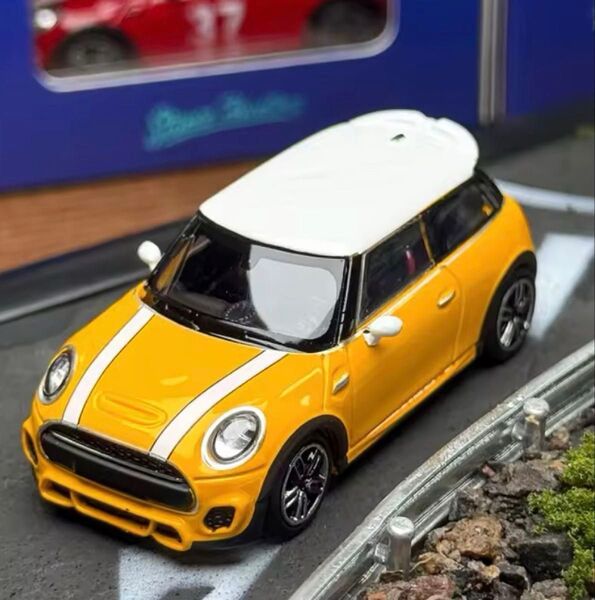 【新品】Stance Hunters SH 1/64 ミニ クーパー Mini Cooper Yellow 黄色