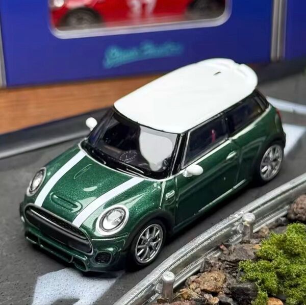 【新品】 Stance Hunters SH 1/64 ミニ クーパー Mini Cooper JCW Green 緑