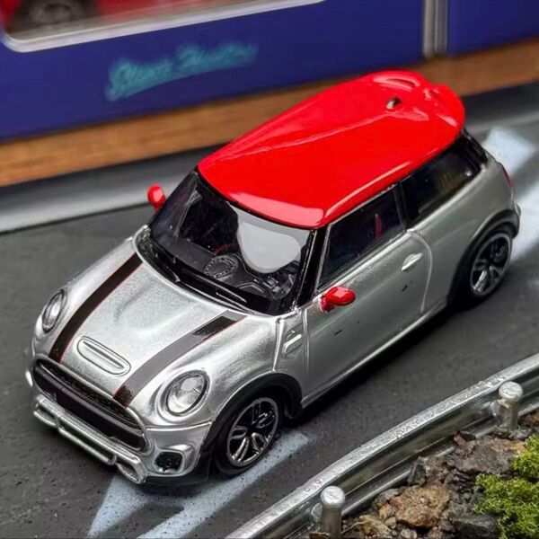 【新品】 Stance Hunters SH 1/64 ミニ クーパー Mini Cooper JCW Grey グレー