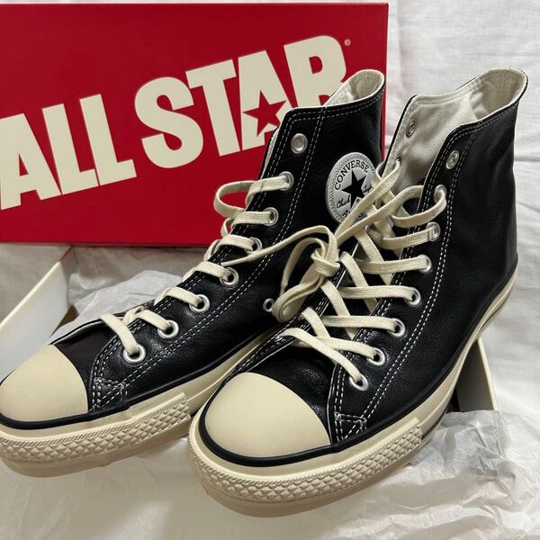 【箱付き レザー 日本製】コンバースALL STAR J HI 27cm