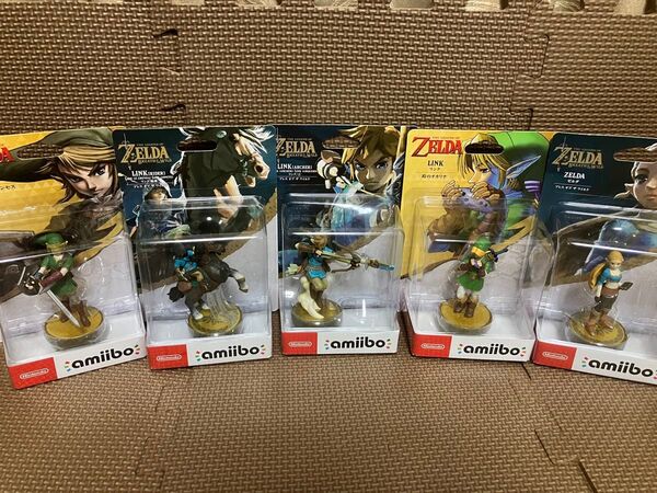 未使用品 Nintendo amiibo ゼルダの伝説シリーズ 5種セット
