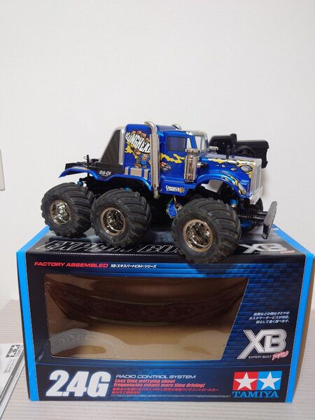 タミヤ 1/18 XBシリーズ XB コングヘッド 6x6 G6-01 シャーシ 動作確認済 ファインスペック2.4G