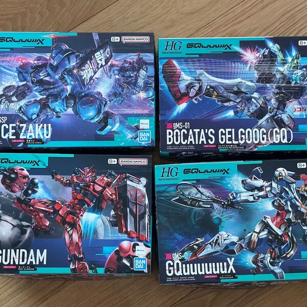 赤いガンダム ジークアクス ゲルググ 軍警ザク GQuuuuuuXガンプラセット