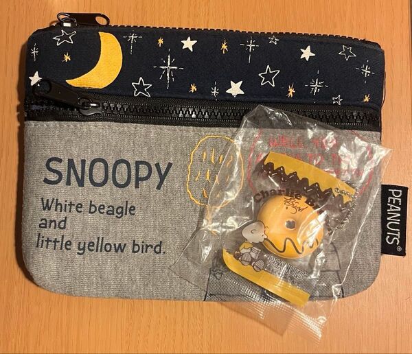 スヌーピー snoopy ポーチ ベーグル型スクイーズキーホルダー