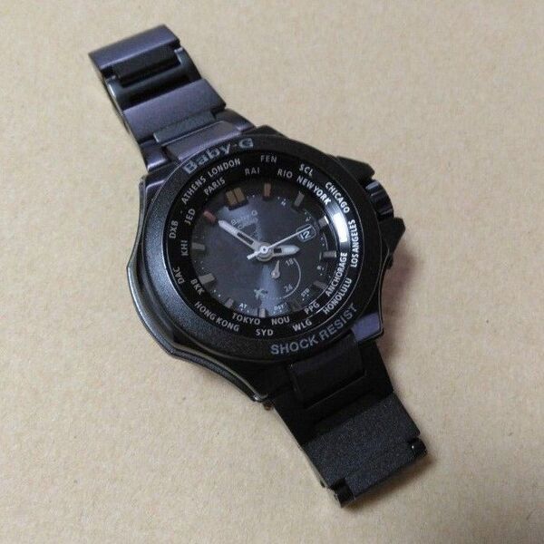 【ジャンク品】BABY-G bga-1310-1ajf ベビージー 電波ソーラー G-SHOCK CASIO