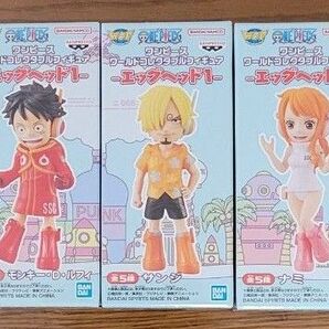 ワンピース ワールドコレクタブルフィギュア エッグヘッド1 3種類セット