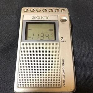 E29早い物勝ち!SONY FM/AM RADIO ICF-R353