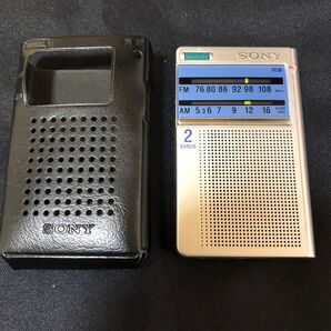 E38早い物勝ち!SONY ポケットラジオ ICF-T46 ワイドFM