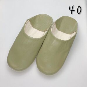 【無臭】モロッコ バブーシュ ヨーロッパサイズ 40 ☆期間限定セール☆