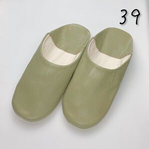 【無臭】モロッコ バブーシュ ヨーロッパサイズ 39 ☆期間限定セール☆