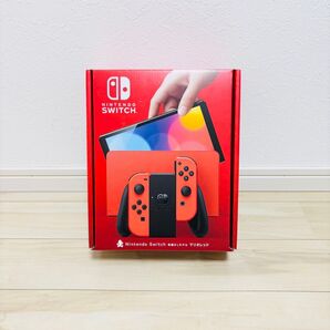 【未使用】有機EL Nintendo Switch ニンテンドースイッチ 本体 マリオレッド