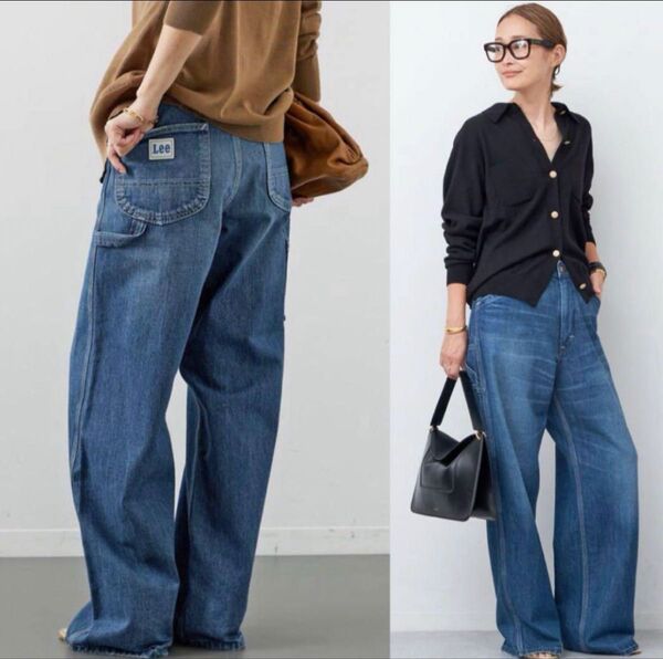 美品 ドゥーズィエムクラス LEE 別注ペインターデニムパンツ 34サイズ Deuxieme Classe別注 インディゴ