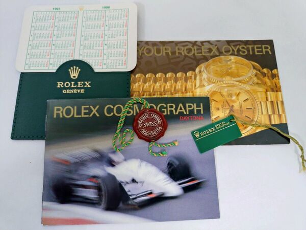 ロレックス ROLEX コスモグラフデイトナ1998年冊子 正規付属品その他6点セット