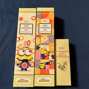 DHC 薬用ディープクレンジングオイル リニューブライト ミニオン 200ml 2種セット+オリーブバージンオイル 30ml