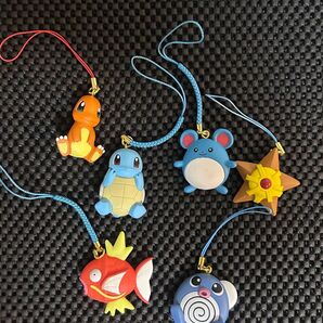 ポケットモンスター ポケモン ぺたんこマスコット 6種まとめ売り 開封のみ 水タイプ 火タイプ