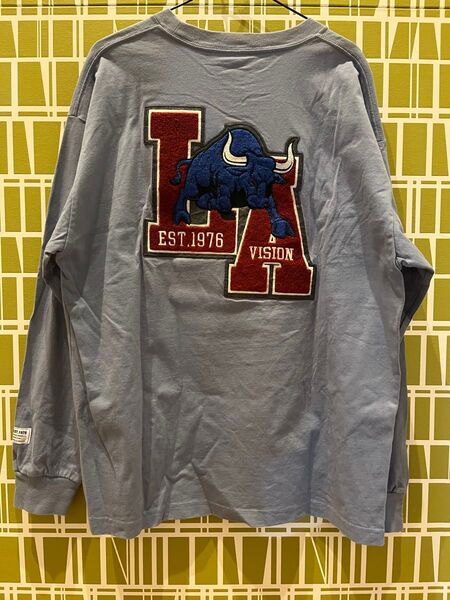 VISION STREET WEAR 長袖Tシャツ L ライトブルー