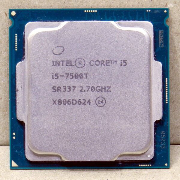 intel core i5-7500T CPUのみ