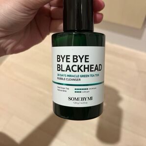 バイバイブラックヘッドグリーンティートックスバブルクレンザー