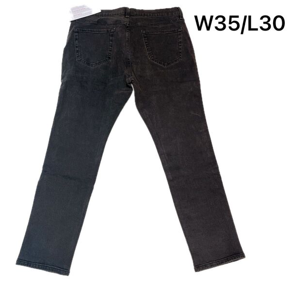 ジーンズ スキニーフィット ストレッチ メンズ ブラック W35/L30 黒