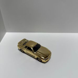 トミカスカイラインGT-R (BNR32) ゴールドメッキ 日本製、セットばらしのため箱無し