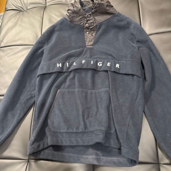TOMMY HILFIGER ハーフジップフリース ネイビー