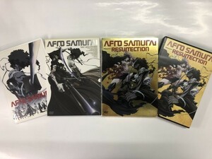 A)中古DVD セル版 「AFRO SAMURAI 劇場版+レザレクション 」 2枚セット