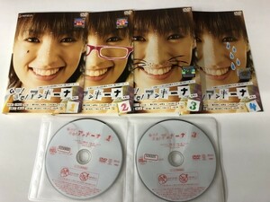 A)中古DVD 「GO! GO! アッキーナ」 4巻セット ※3巻目、再生不良