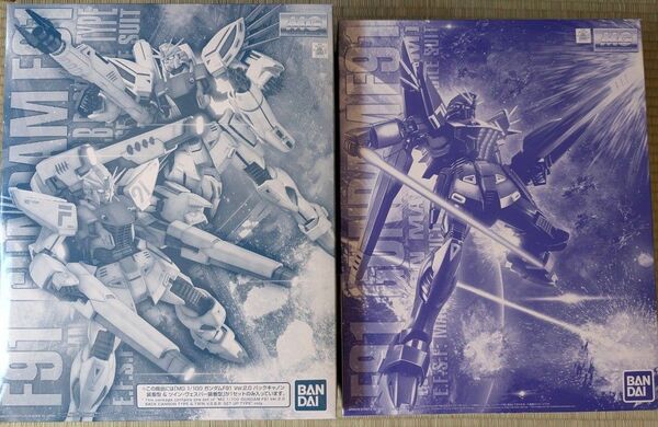 段ボールに梱包して発送します。 MG ガンダムF91 ハリソン ツインヴェスパー バックキャノン装着型 セット