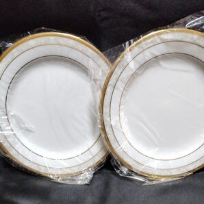【2枚セット】ノリタケ 未使用品 ハンプシャーゴールド 21cmプレート 金彩 Noritake 洋食器