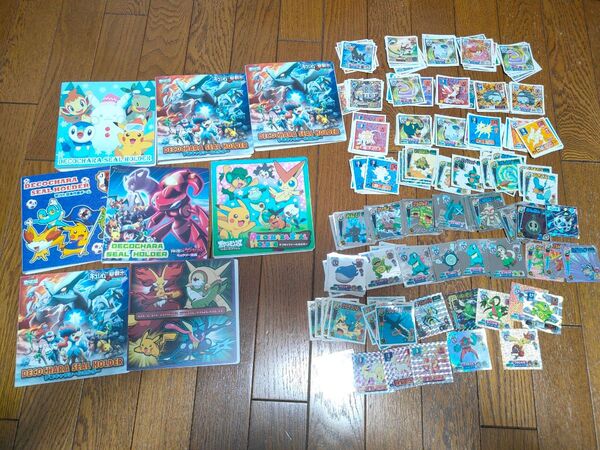 ポケモン ポケットモンスター シール 約300枚 シールホルダー