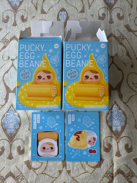 PUCKY EGG BEANIE 玉子寿司 オムライス Tamago Sushi Omurice popmart ポップマート