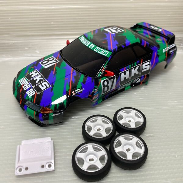 京商ミニッツ HKS スカイライン (R32 GT-R) 1993 #87 レディセットから外した新品未走行品