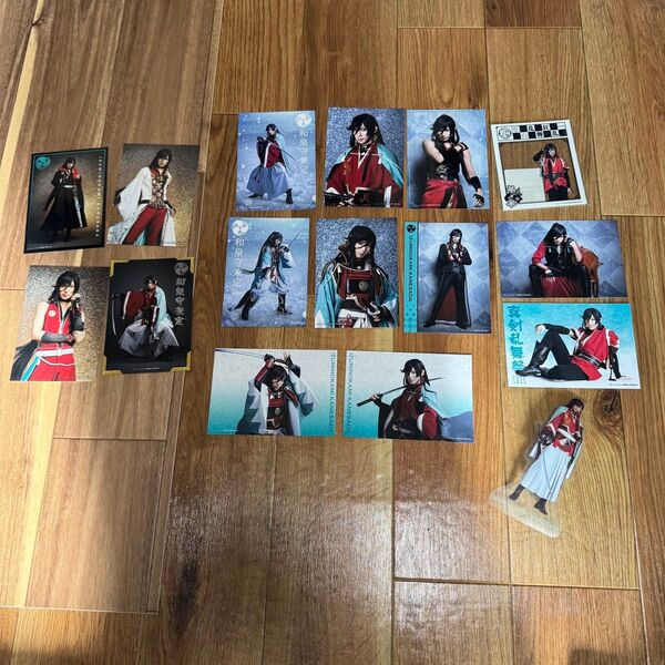 ミュージカル 刀剣乱舞 和泉守兼定 ブロマイド 14枚セット アクリルカード プラカード 刀ミュ