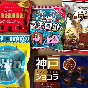お菓子詰め合わせH4 チョコまみれザワールド しゃりinグミ 神戸ローストショコラ ガーナミルクチョコ プチロルミルク&いちご