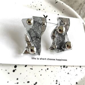 【△ミラーピアス】ハンドメイドアクセサリー ピアス アクセサリー