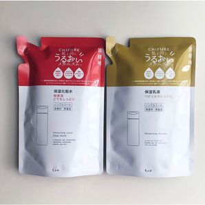 【ちふれ】保湿化粧水(とてもしっとりタイプ)+保湿乳液 詰替用